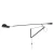 Lampa ścienna techniczna ruchoma MOVE L czarna 205 cm DI-AR-046-PT black - Step Into Design